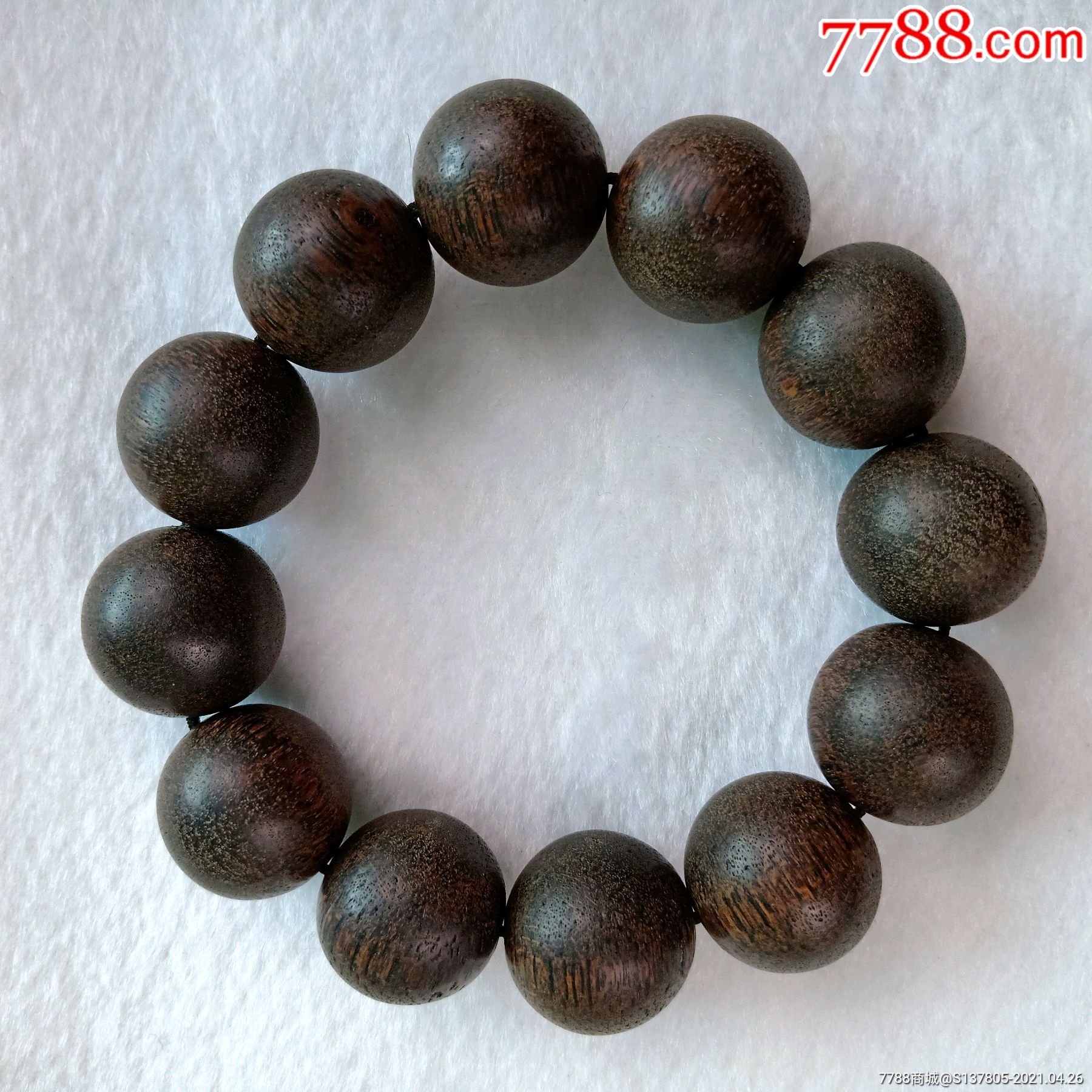 沉香木手串保真沉香木12颗正圆