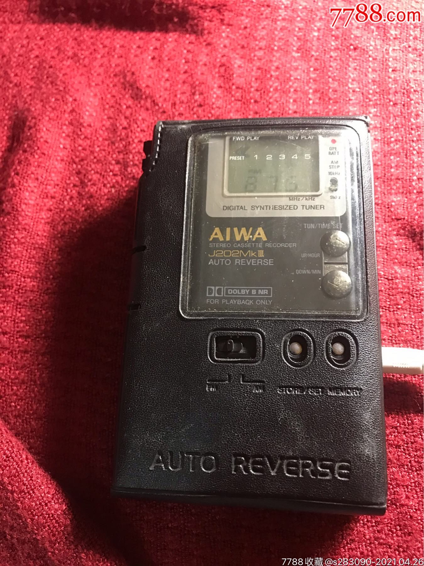 好品相爱华(aiwa)j202随身听