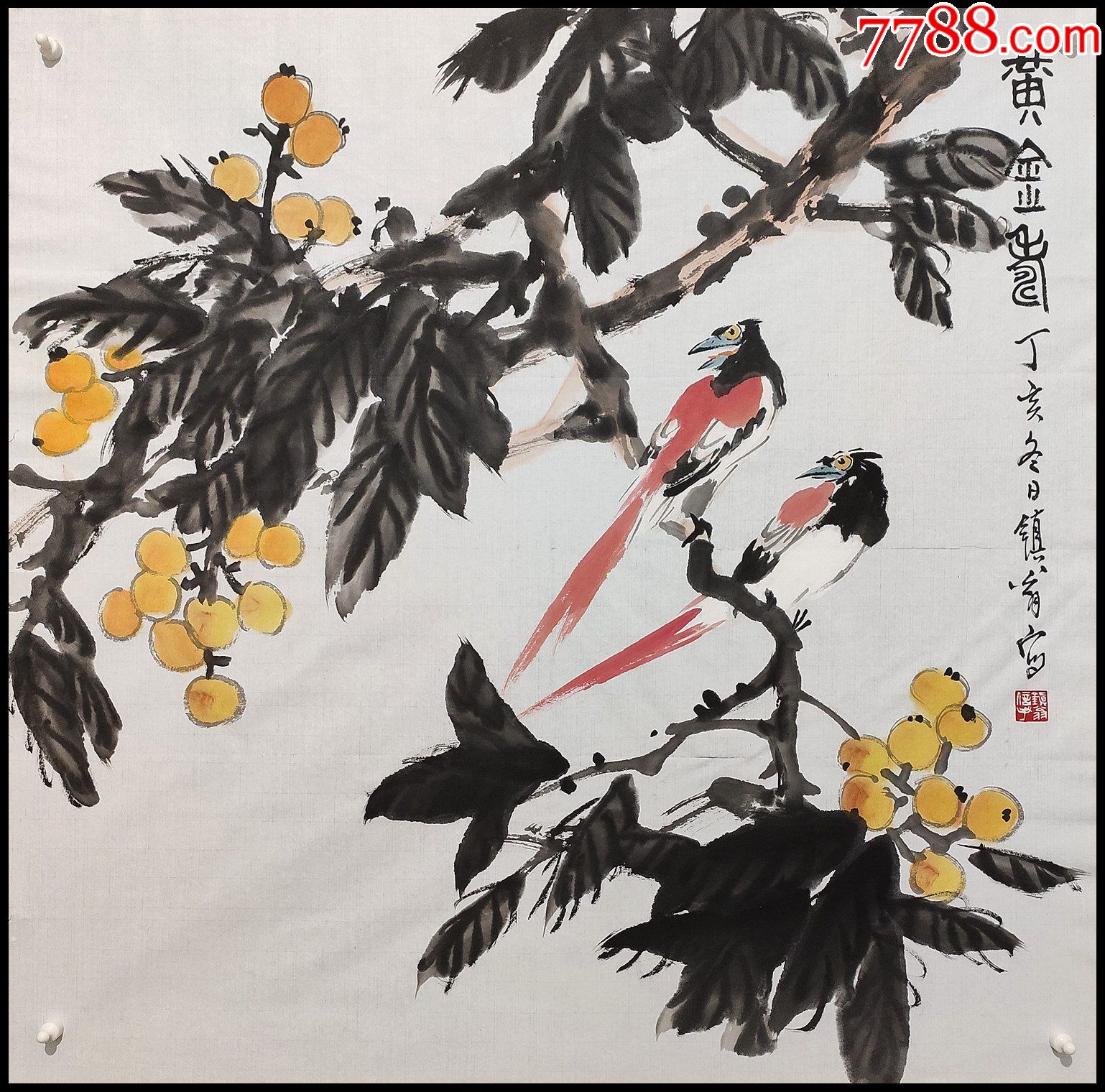 著名花鸟画名家福建美协会员杨镇翁花鸟