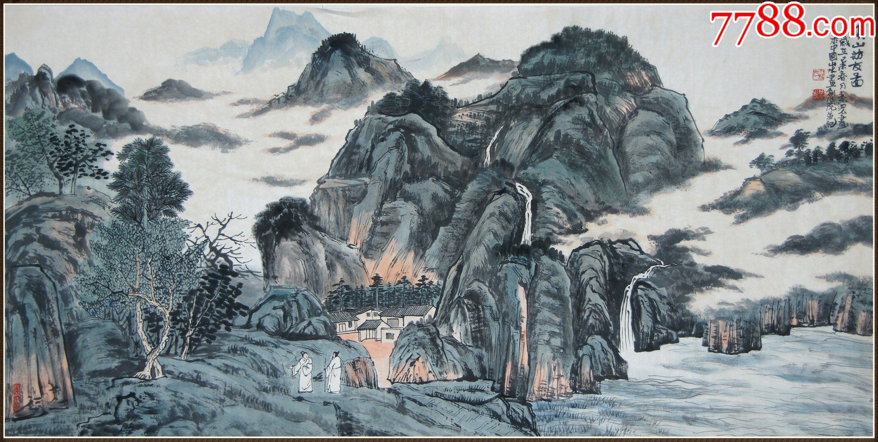 艺术学院高研班导师山水_山水国画原作【江南一品堂】_第1张_7788门票