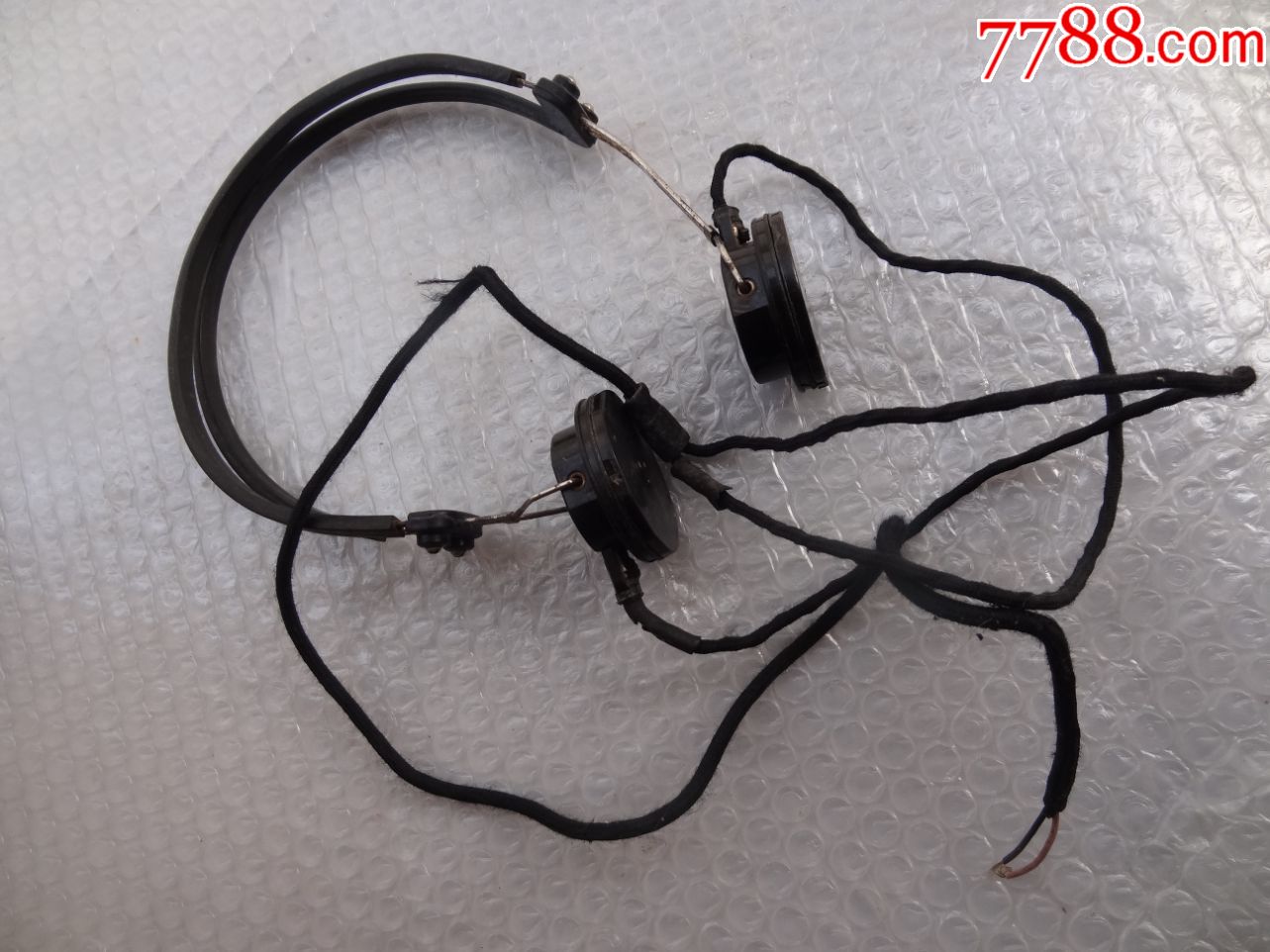 电台用高阻抗头戴式老耳机一副