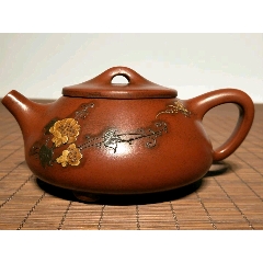 精品紫砂壶墨林堂大彬制壶原矿朱泥砂料制成,青玉四方壶型,器型精美