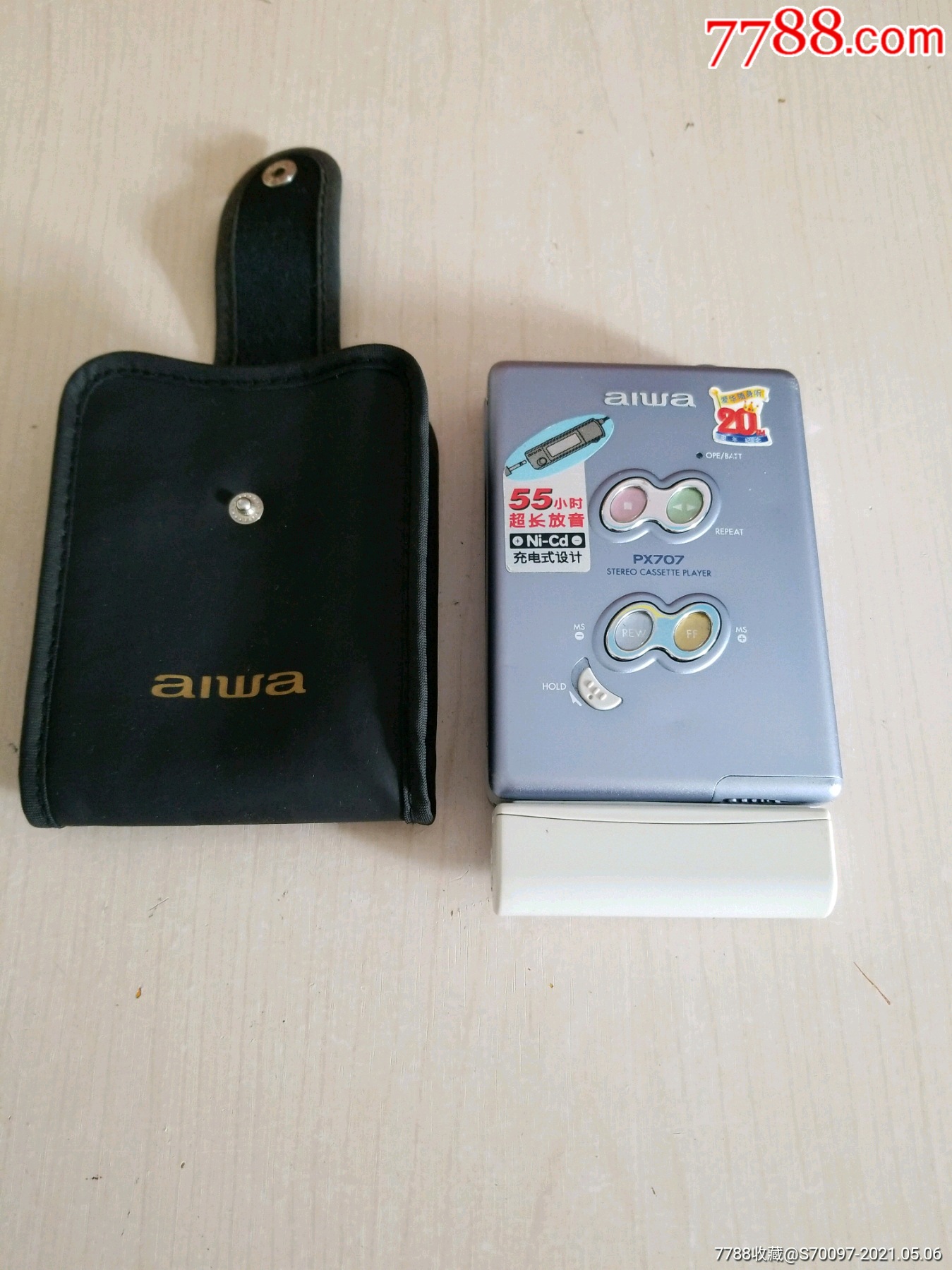 aiwa日本爱华卡带磁带随身听px707,单放机音乐播放器(关联索尼夏普