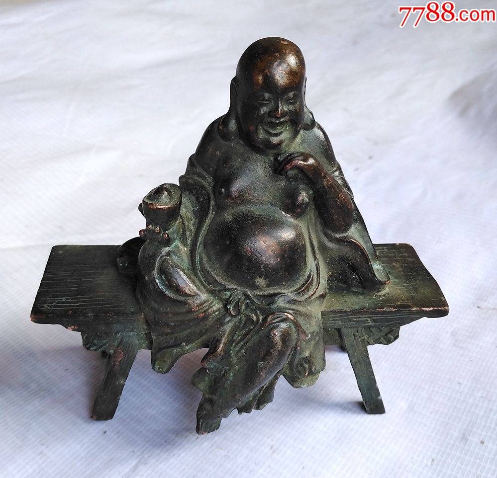 板凳佛.高11.5x11.5cm-佛像/造像-7788旧货商城
