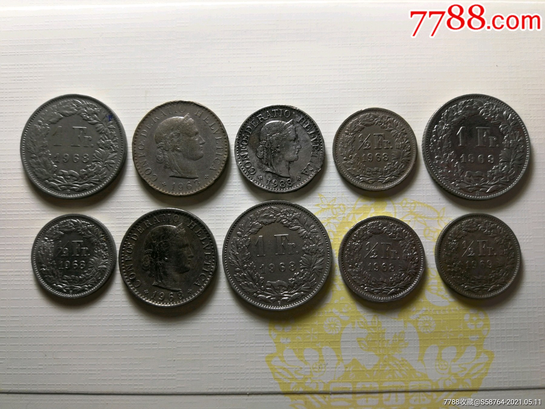 瑞士硬币图片大全图片