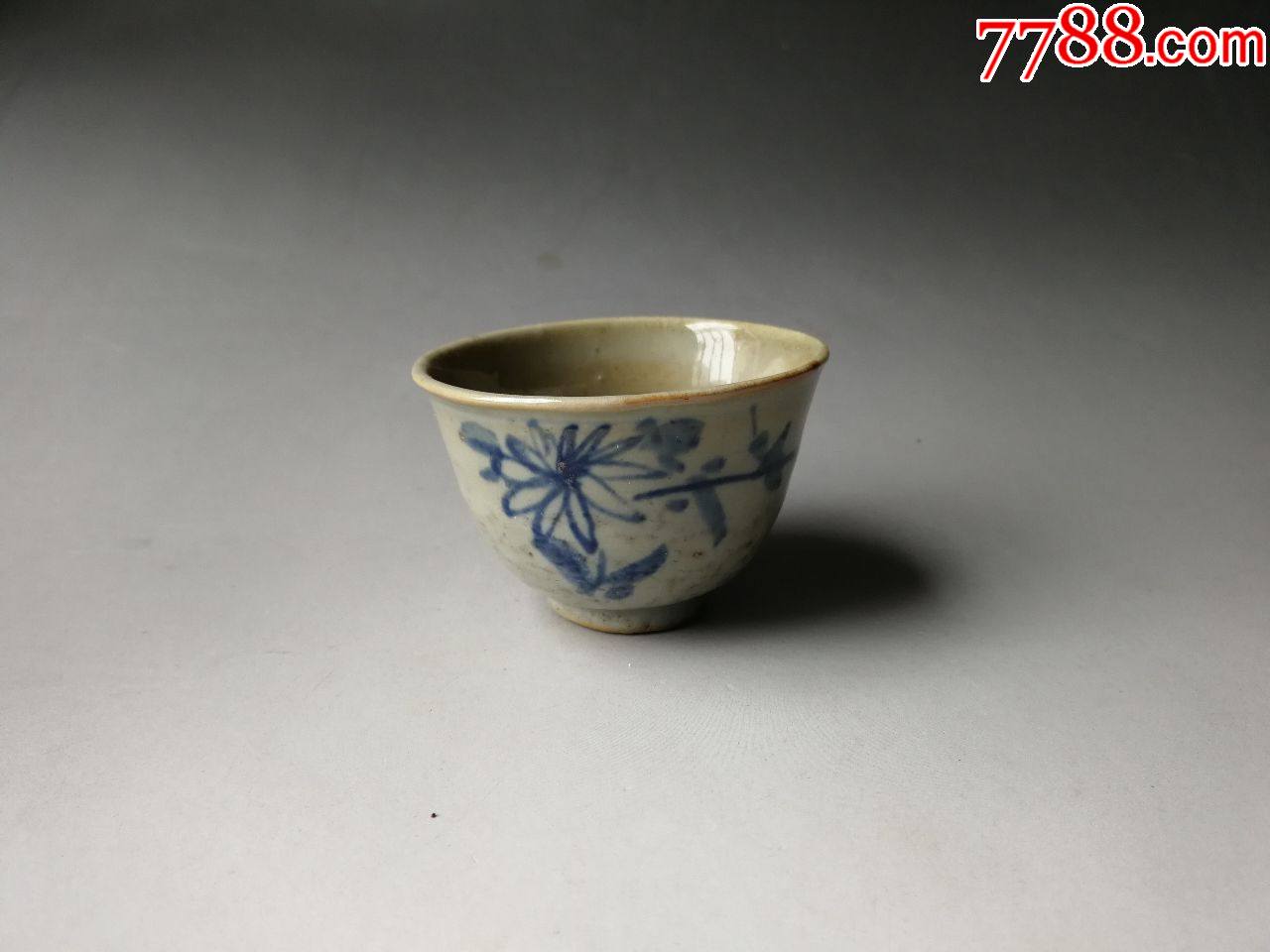 瓷001.青花茶杯