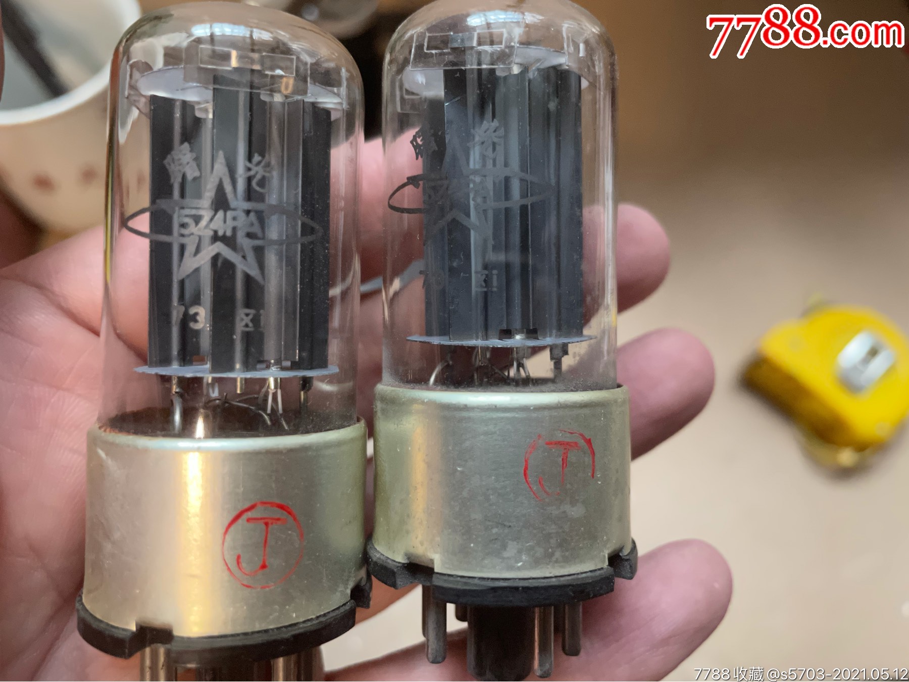 曙光电子管两个5z4pa