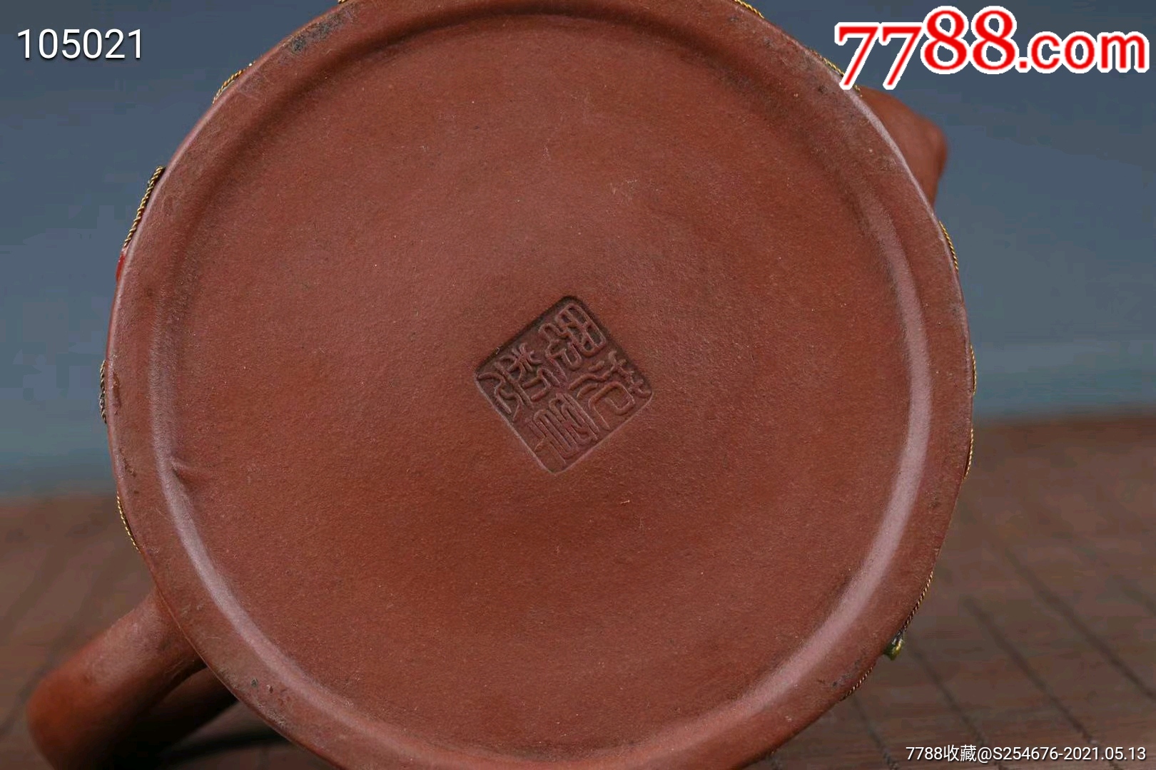 范章恩掐丝鱼纹壶高10cm宽17cm_紫砂壶_第7张_7788瓷器