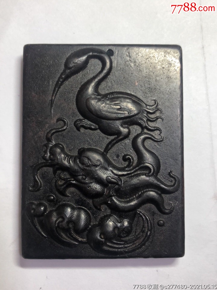 陨石雕刻方牌