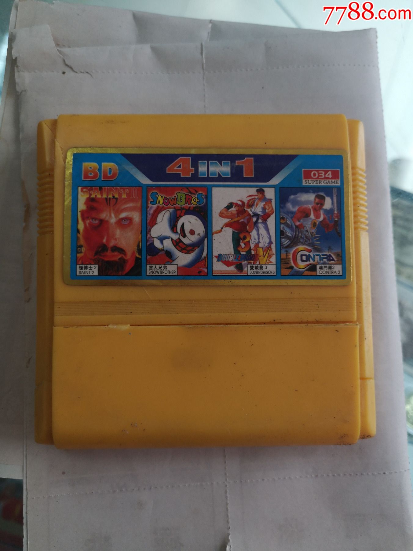 早期游戏机的游戏卡带