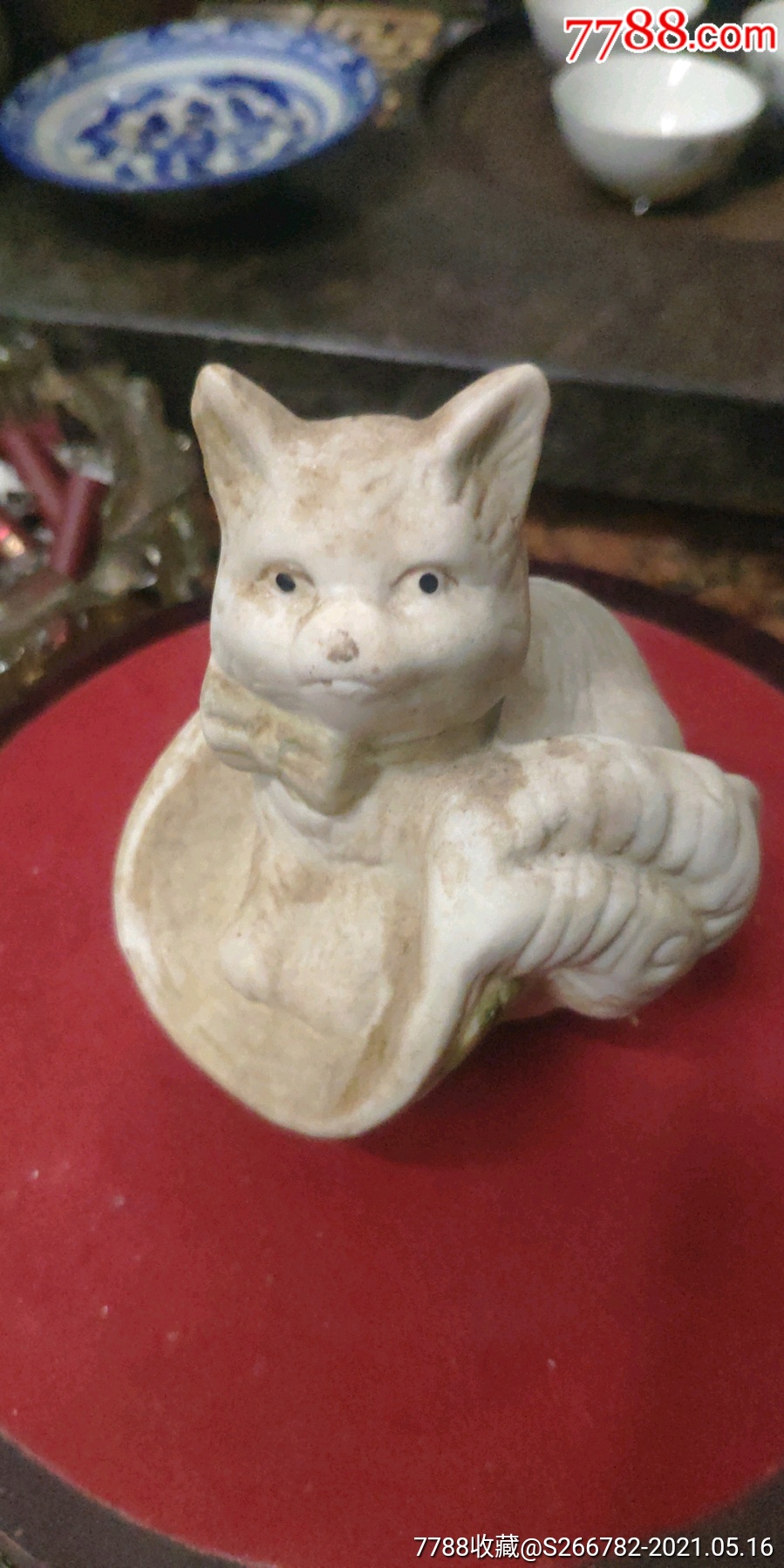七八十年代小瓷猫_价格1元_第1张
