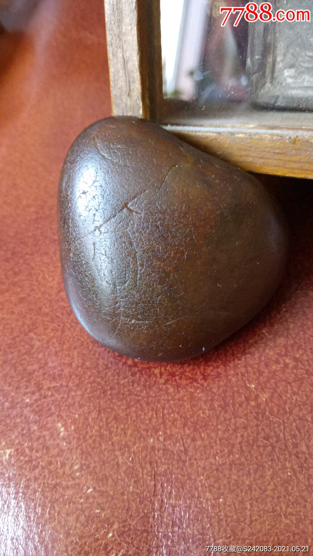 风化纹玛瑙天珠