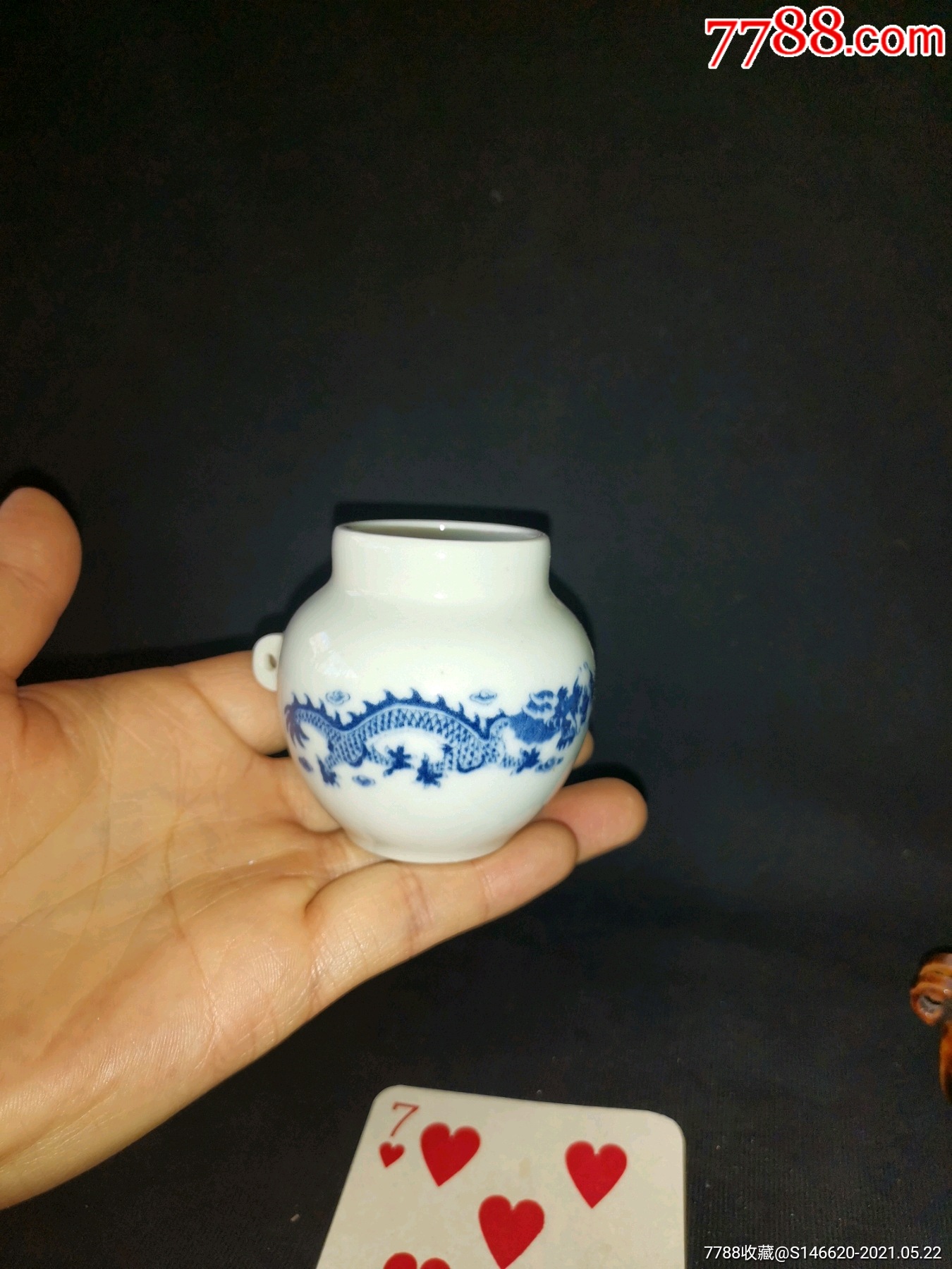 景德镇青花鸟食罐