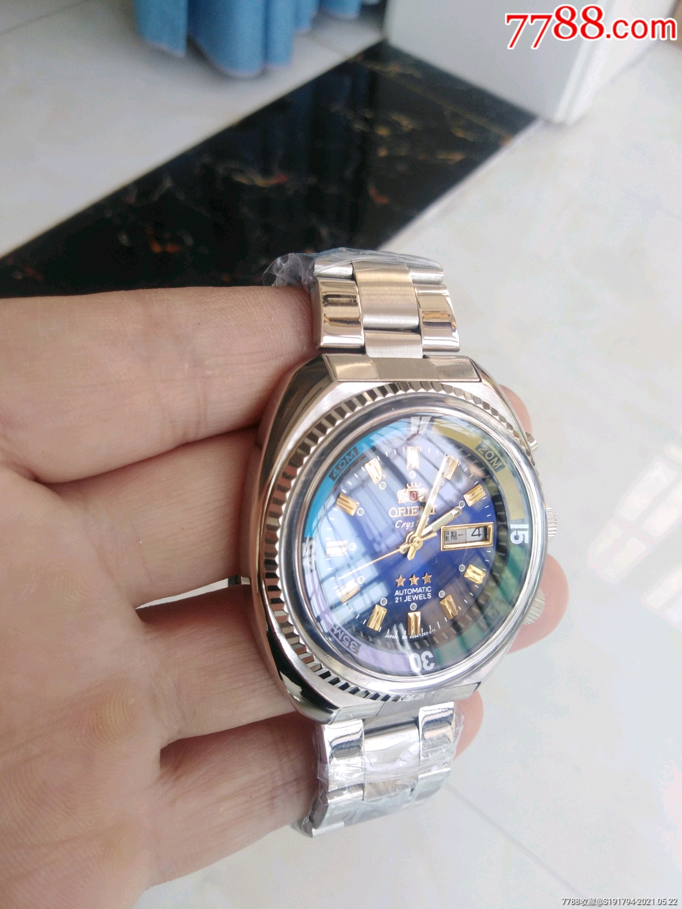 双狮海霸全自动机械男表_手表/腕表_配件图片_收藏价格_7788钟表收藏