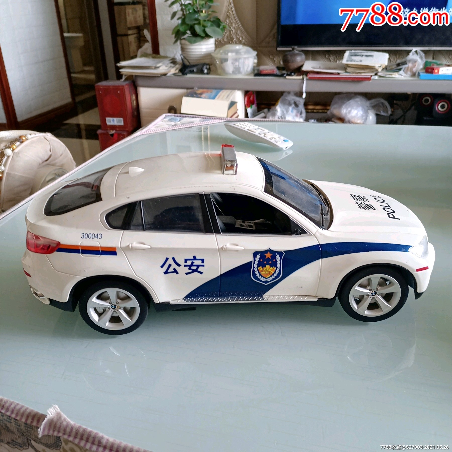 铁皮警车模型一一做工精美