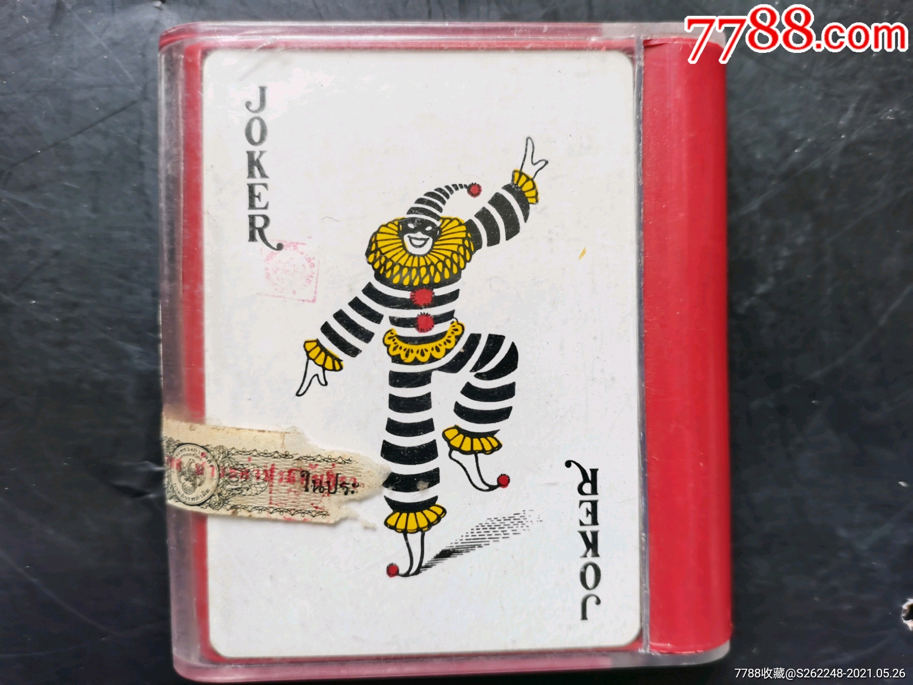 日本原版:翻斗式塑料外盒塑料扑克牌