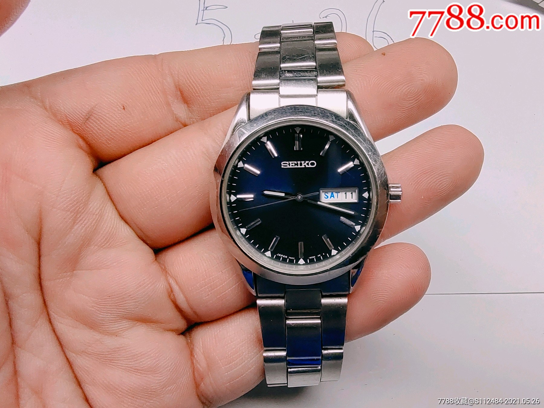 好品经典漂亮精工seiko男士石英腕表_手表/腕表_第3张_7788钟表收藏