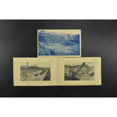 （特9041）《抚顺炭矿》明信片3张黑白老照片绘叶书历史老照(zc26568843)_7788收藏__收藏热线