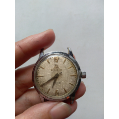 老式瑞士男款名表奥尔马表盘一流新嘎嘎新整体很新旋上满摇晃走时