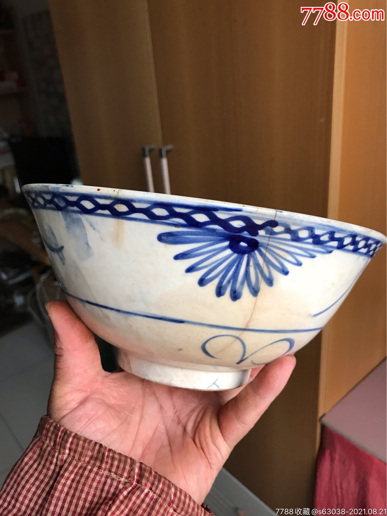 2号老青花大碗_价格80元_第1张