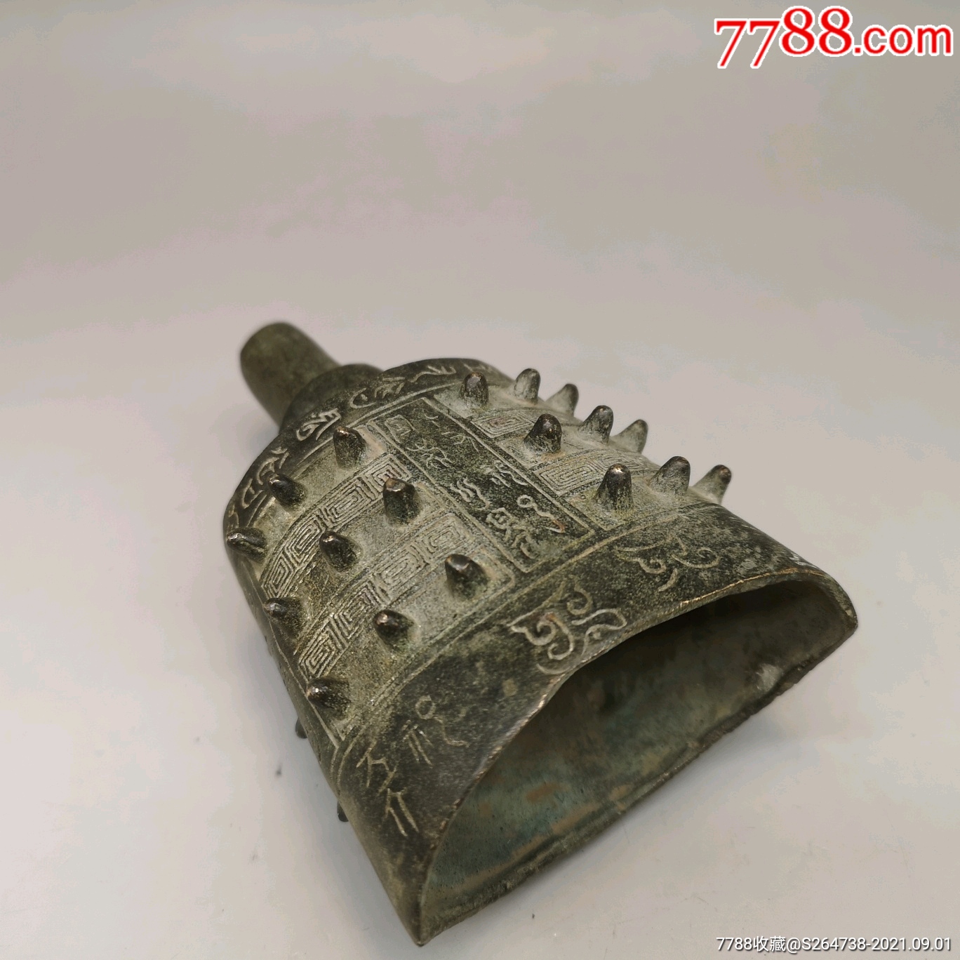 铜扁钟_旧铜器_真诚玉园【7788收藏__收藏热线】