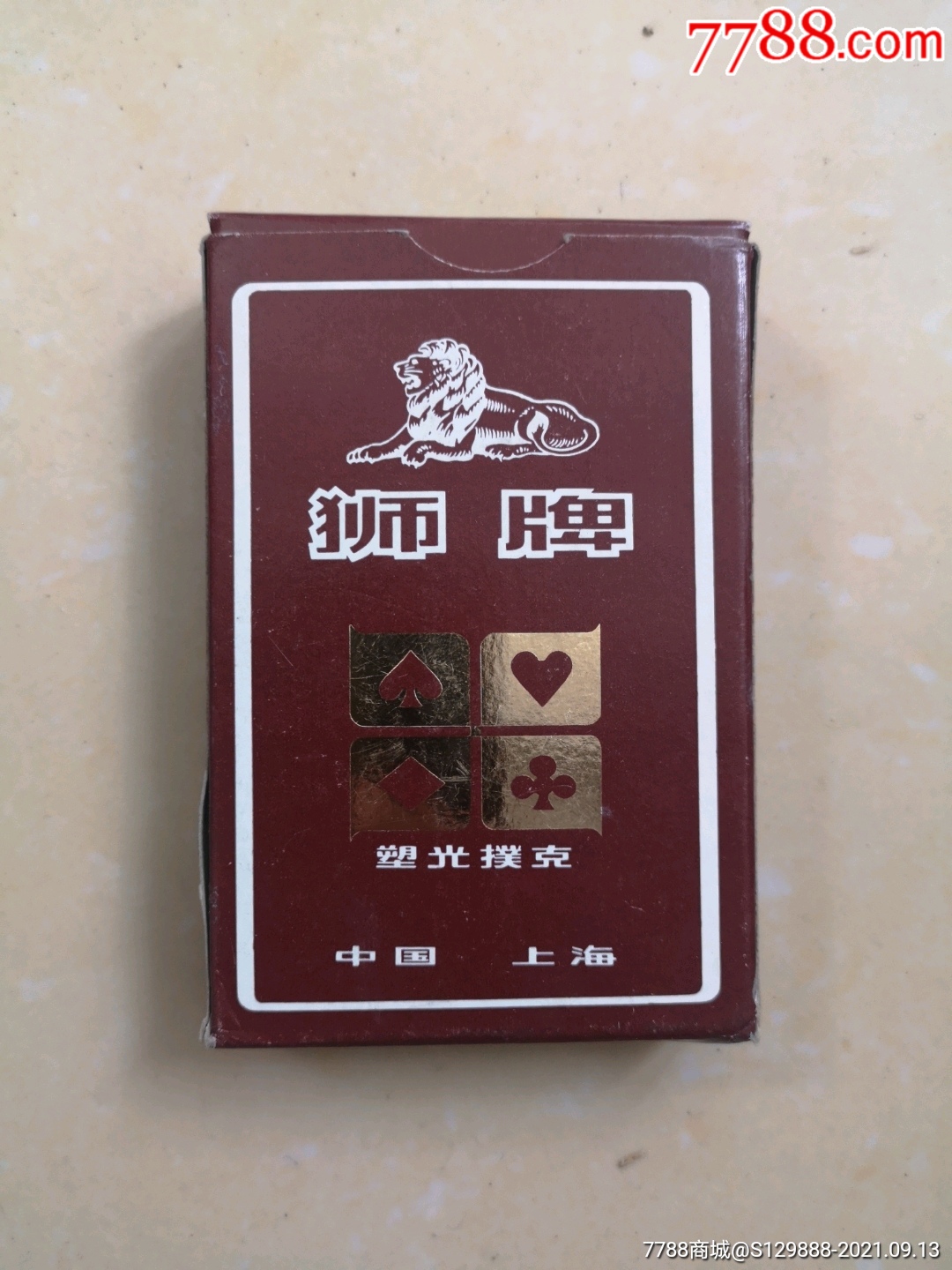 狮牌扑克牌一副