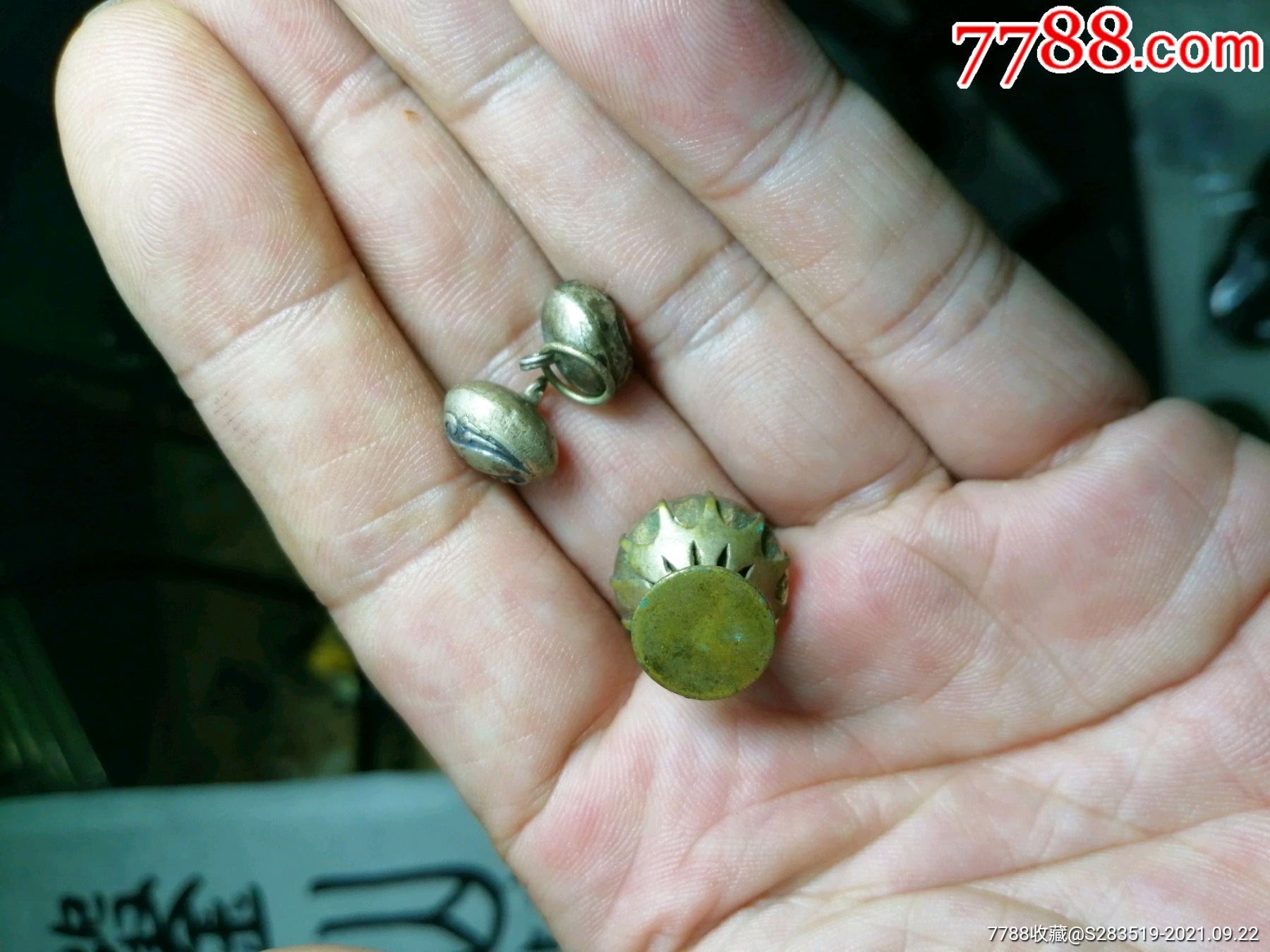 银纽扣合售_其他银器_地铺古玩【7788古籍收藏】