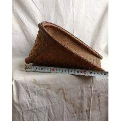 民国全藤编刻藤制皮箱完整全品