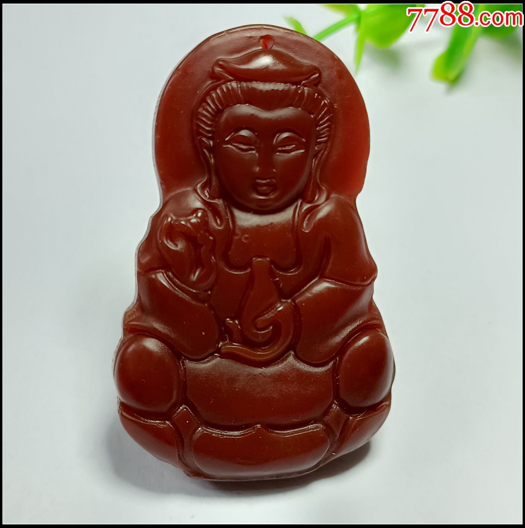 红玉髓净瓶观音吊坠_价格58元_第1张