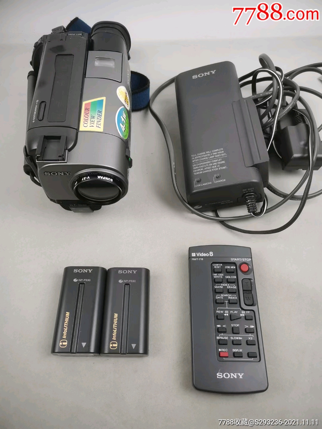 90年代索尼摄影机sony索尼ccdtr910e摄像机hi8摄像机