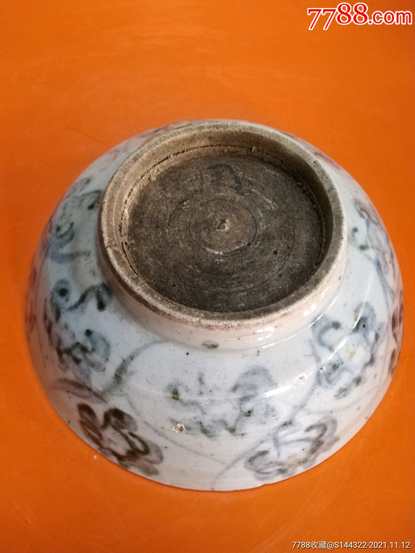 明代青花瓷碗一个