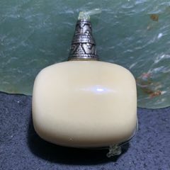 精美風(fēng)化象牙果大佛頭三通一套
