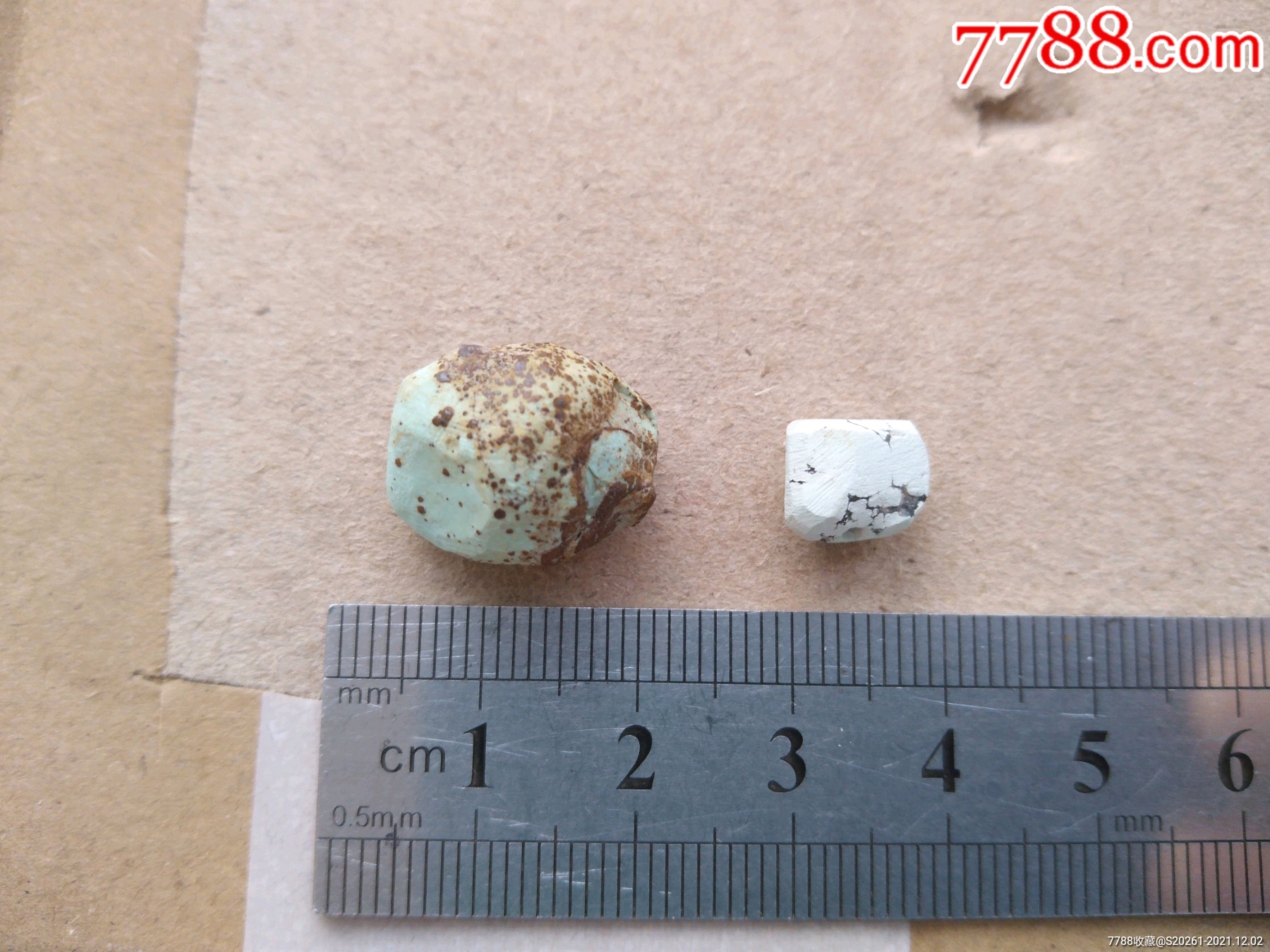 天然原礦打孔松石2顆_價(jià)格580元【鞏昌雄鎮(zhèn)】_第2張_