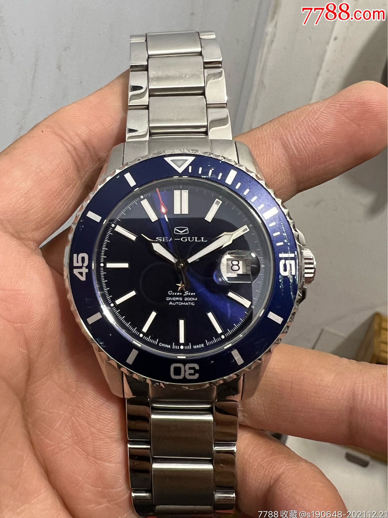 海鸥海洋之星全自动潜水表