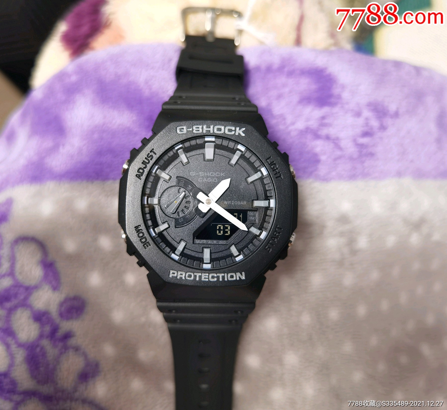 卡西欧八角农家橡树防水运动手表_价格40元_第1张