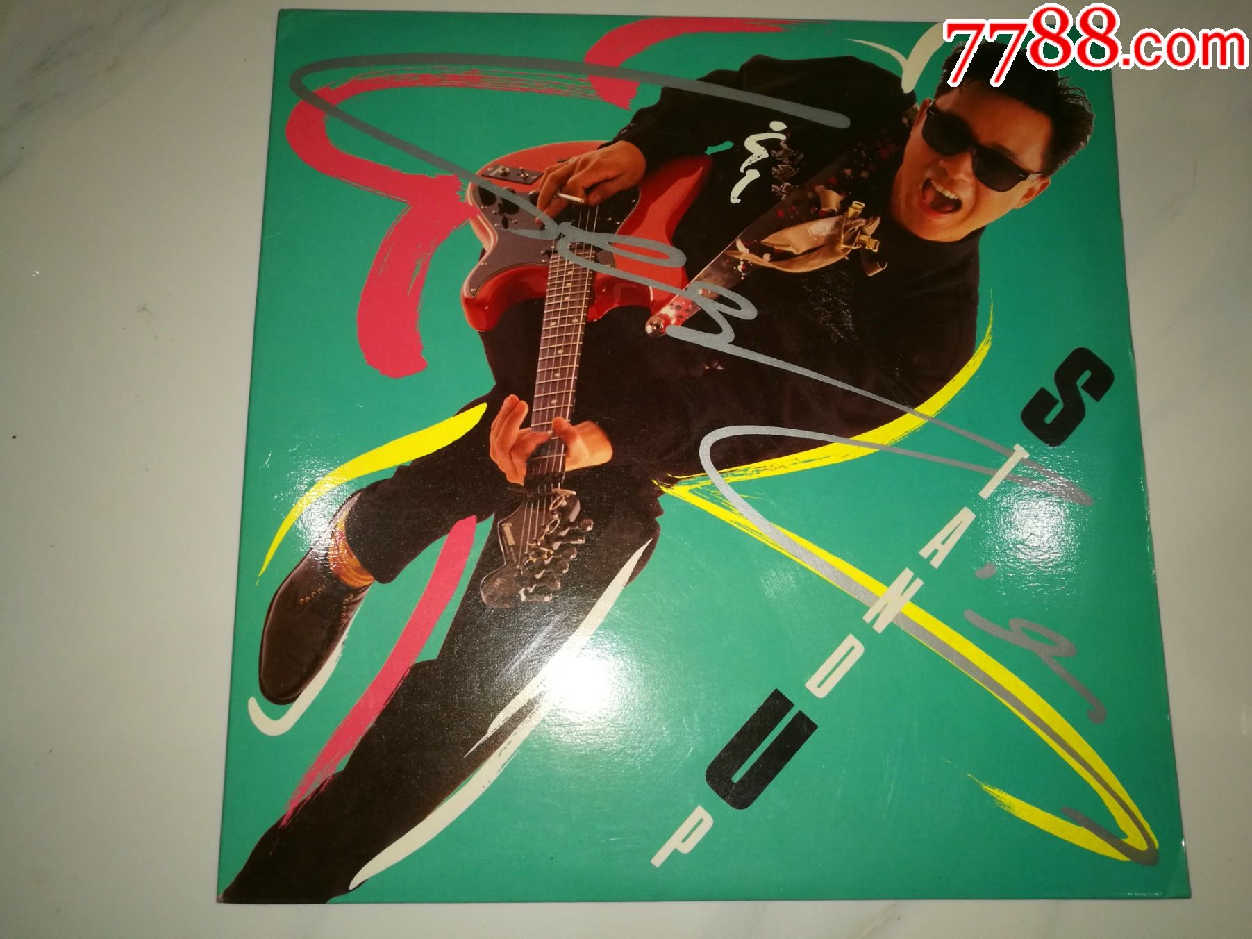 张国荣standup香港华星唱片86年出版黑胶唱片彩胶