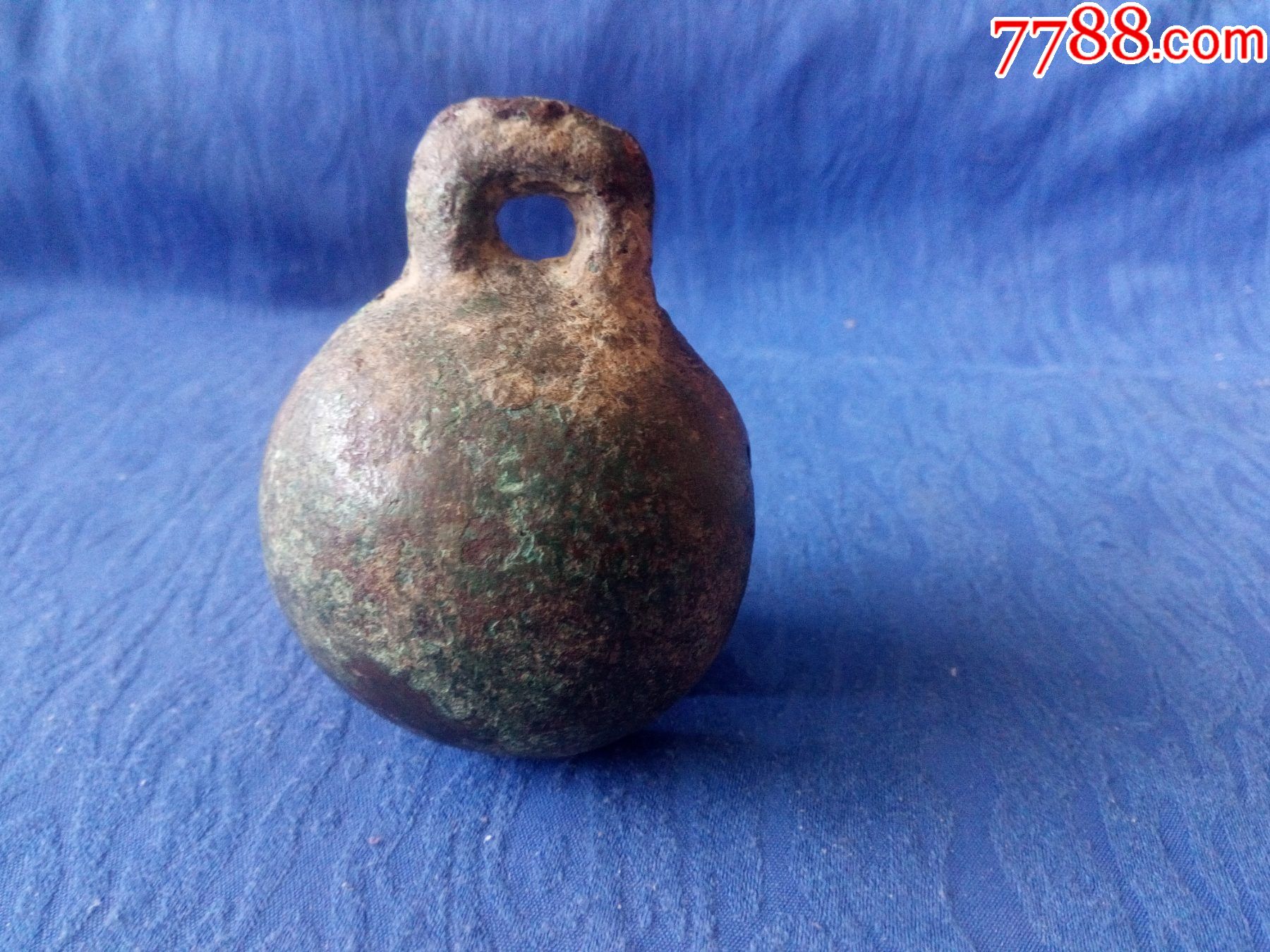 古代乐器唐代响铜青铜大铃铛器型硕大非常少见壁厚圆润制式制造声音