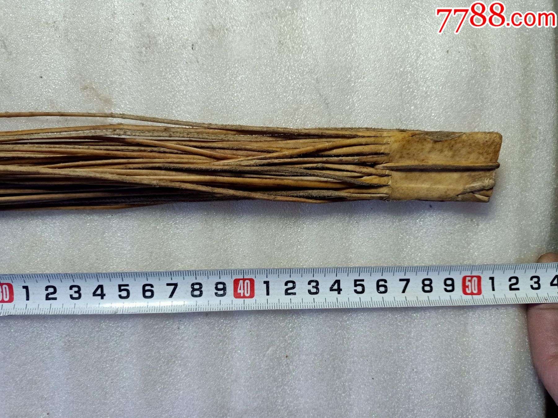 老的皮鞭鞘e695，好品，没有打卷的，共50根，全长50厘米，品相如图