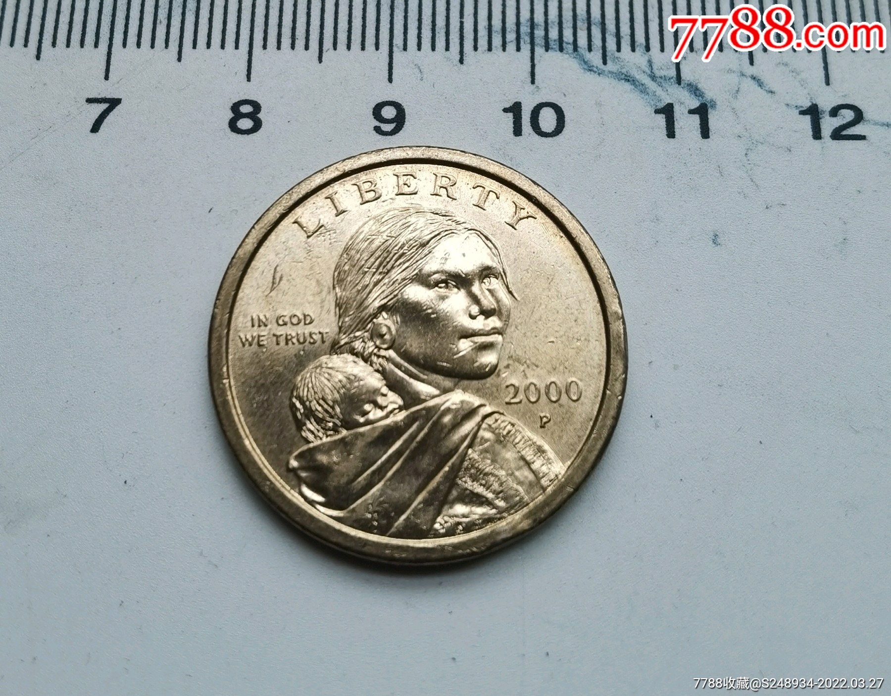 美国萨卡加维亚1美元纪念币