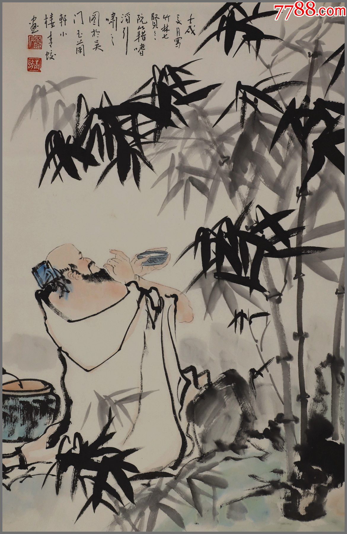 顾青蛟江苏苏州人中国美术家协会会员人物画