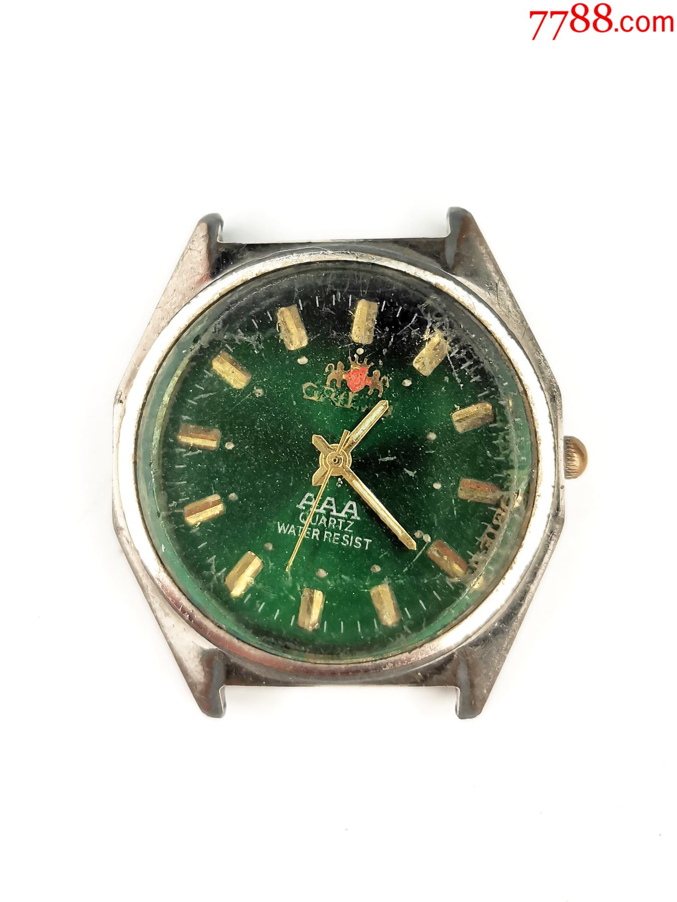 二手老款双狮手表石英表中古腕表90年代古董vintage老手表配件出