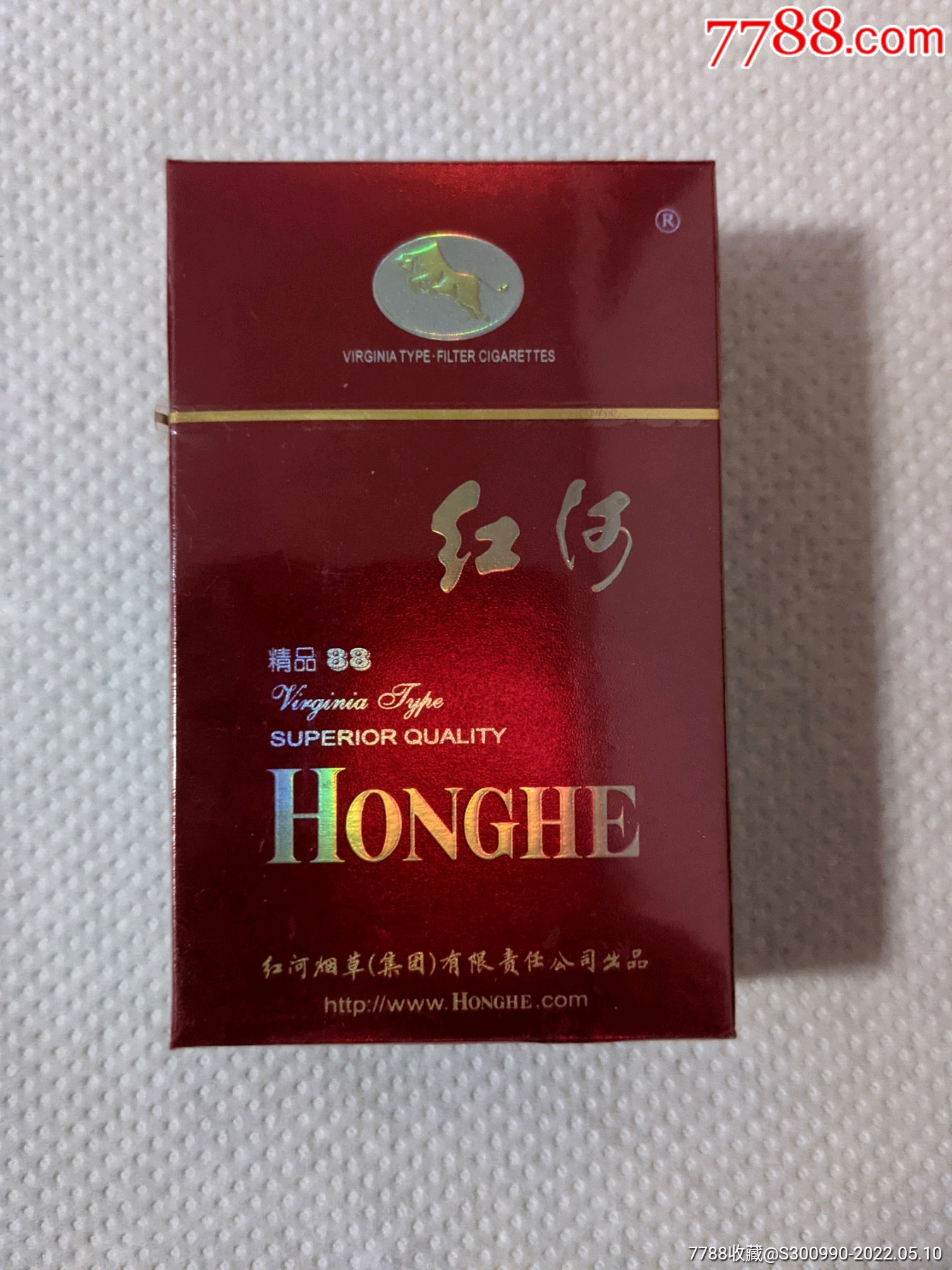 红河烟,80年代首次第一批精品88原装未开封_烟标/烟盒_图片价格_收藏