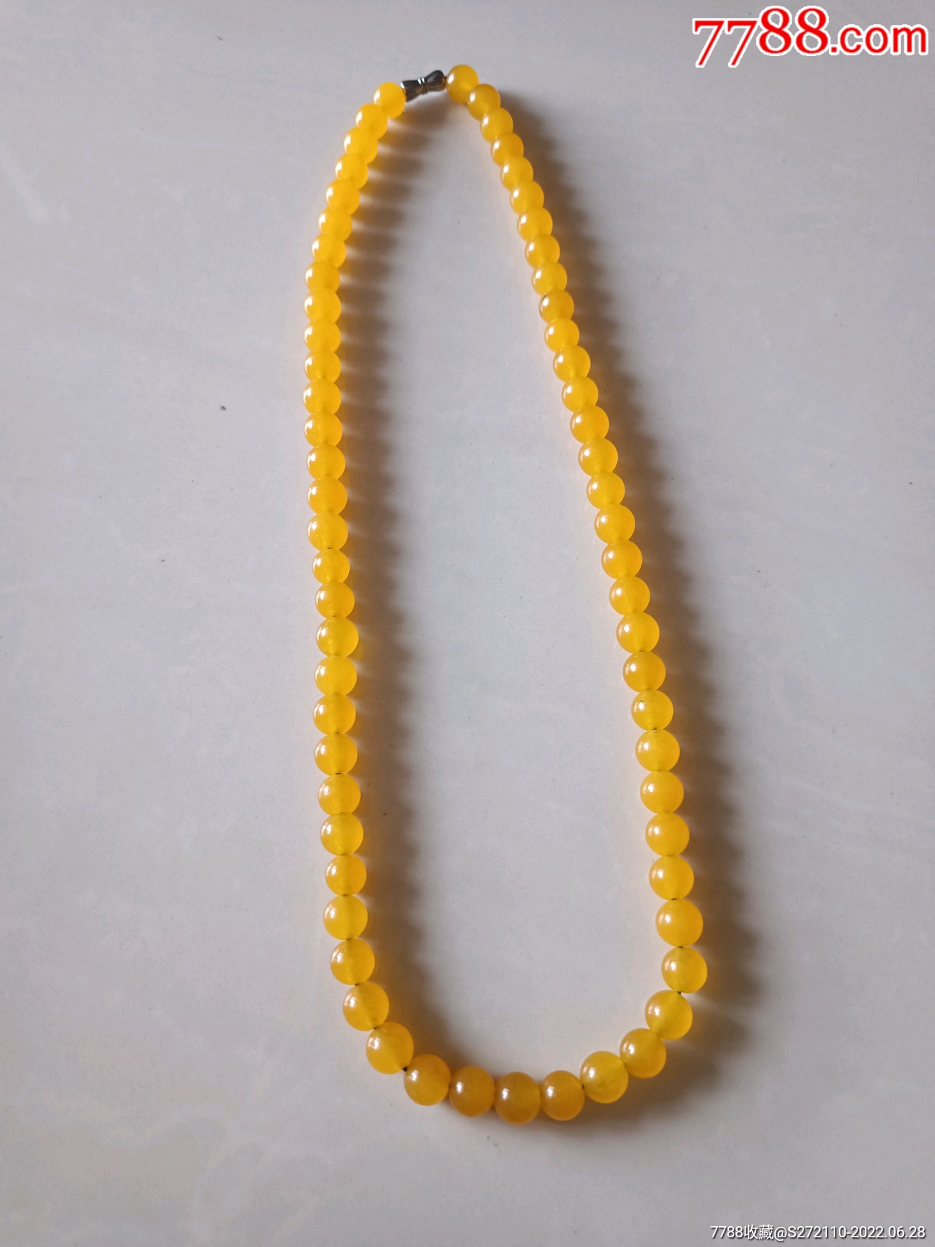 黄色玛瑙项链_价格38元_第1张