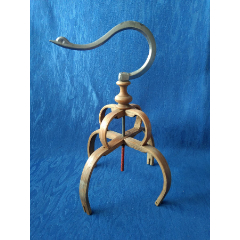 晚清民国长柄铜铲鸟铲鸟笼配件老铜件古玩杂项怀旧民俗老物件