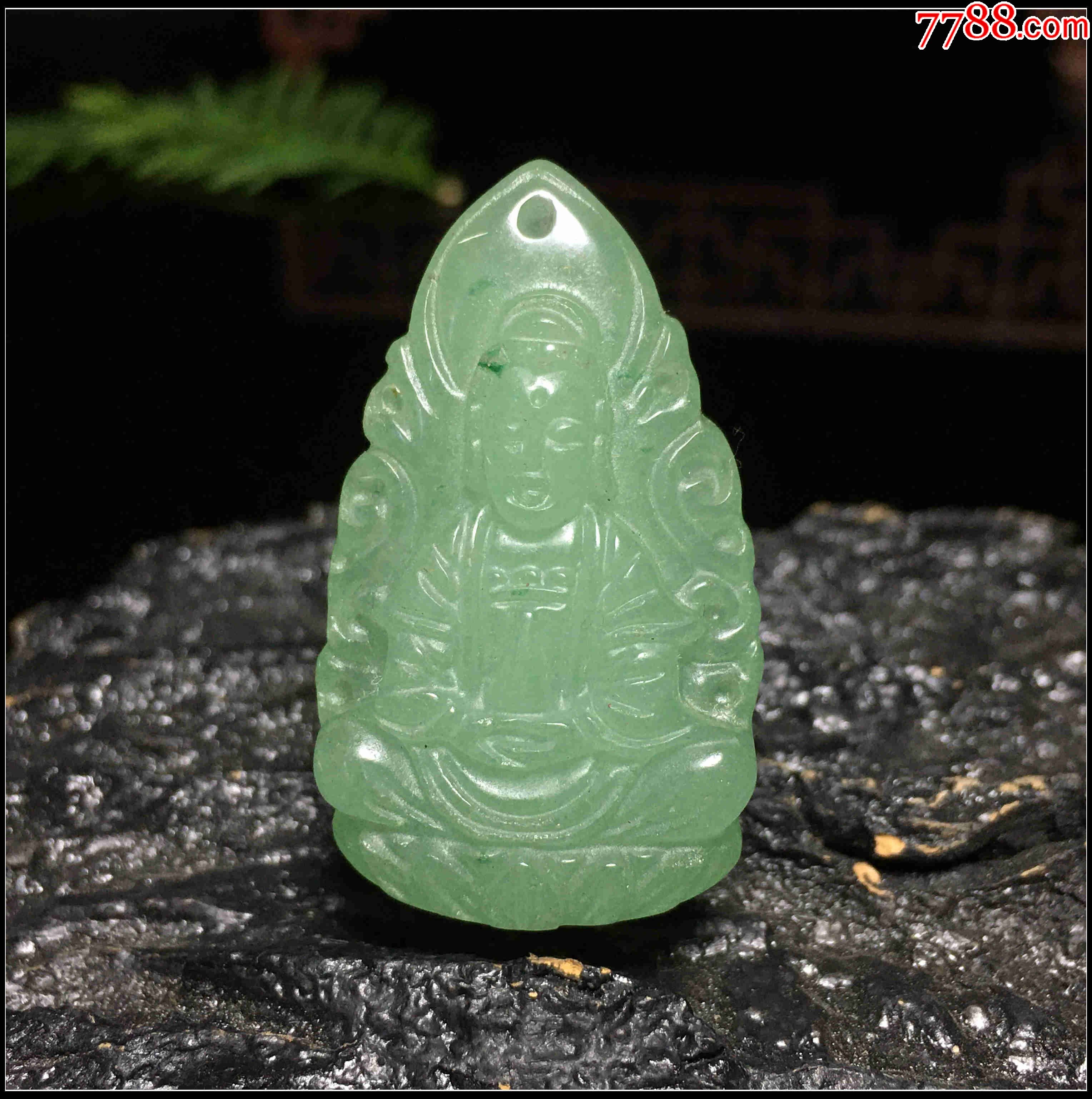 e311东陵玉文殊菩萨吊坠_价格8元_第1张