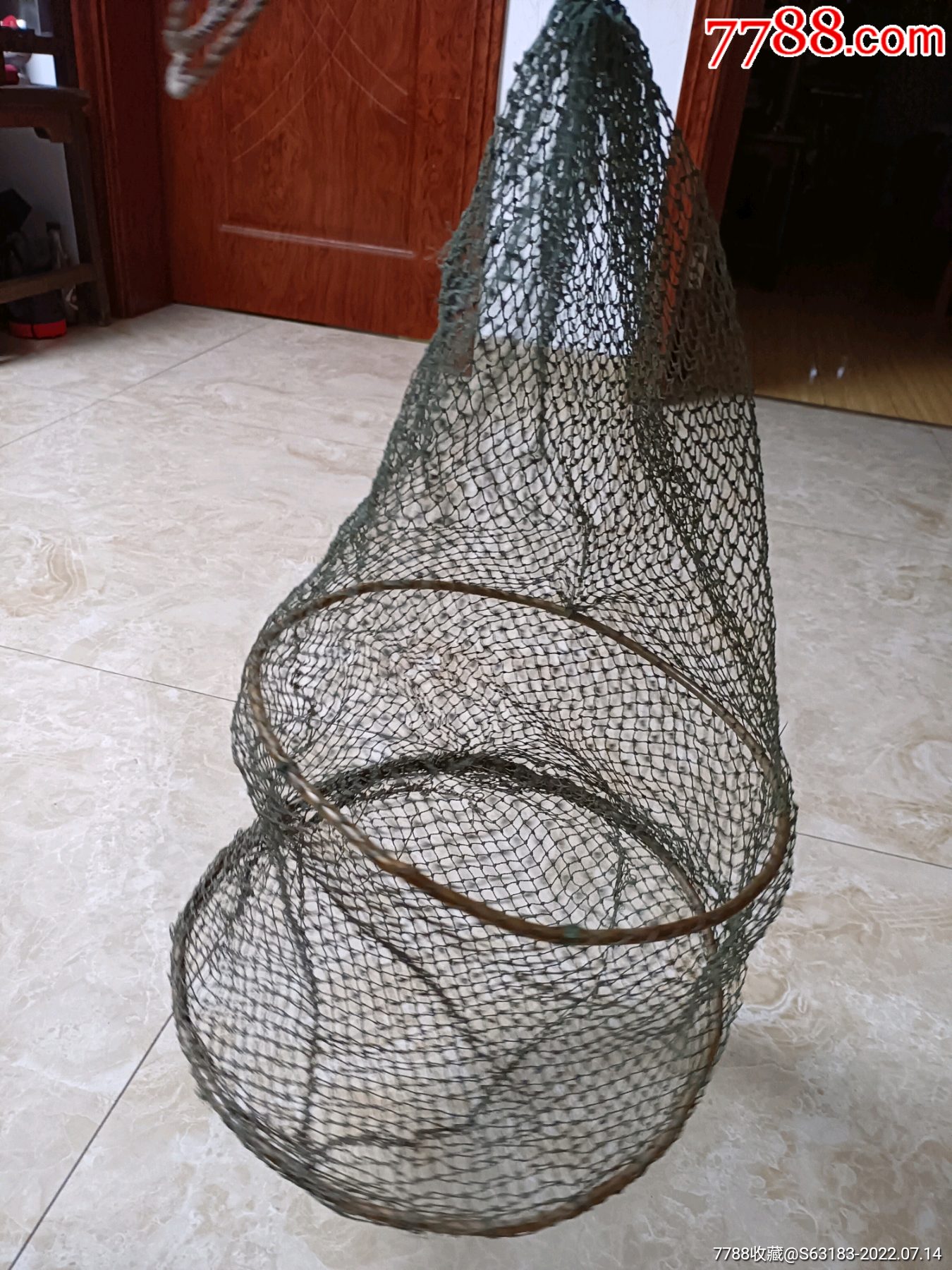 硬拉也拉不破)现在)一个大网鱼笼直径53厘米,网