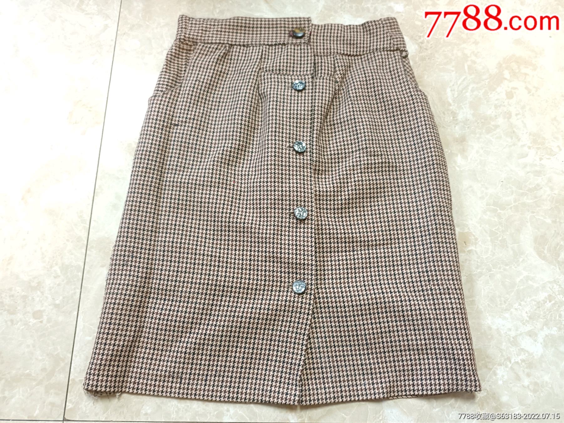 八十年代细格子一步裙(即将消失的老衣服,只有老电影里才能见到-其他