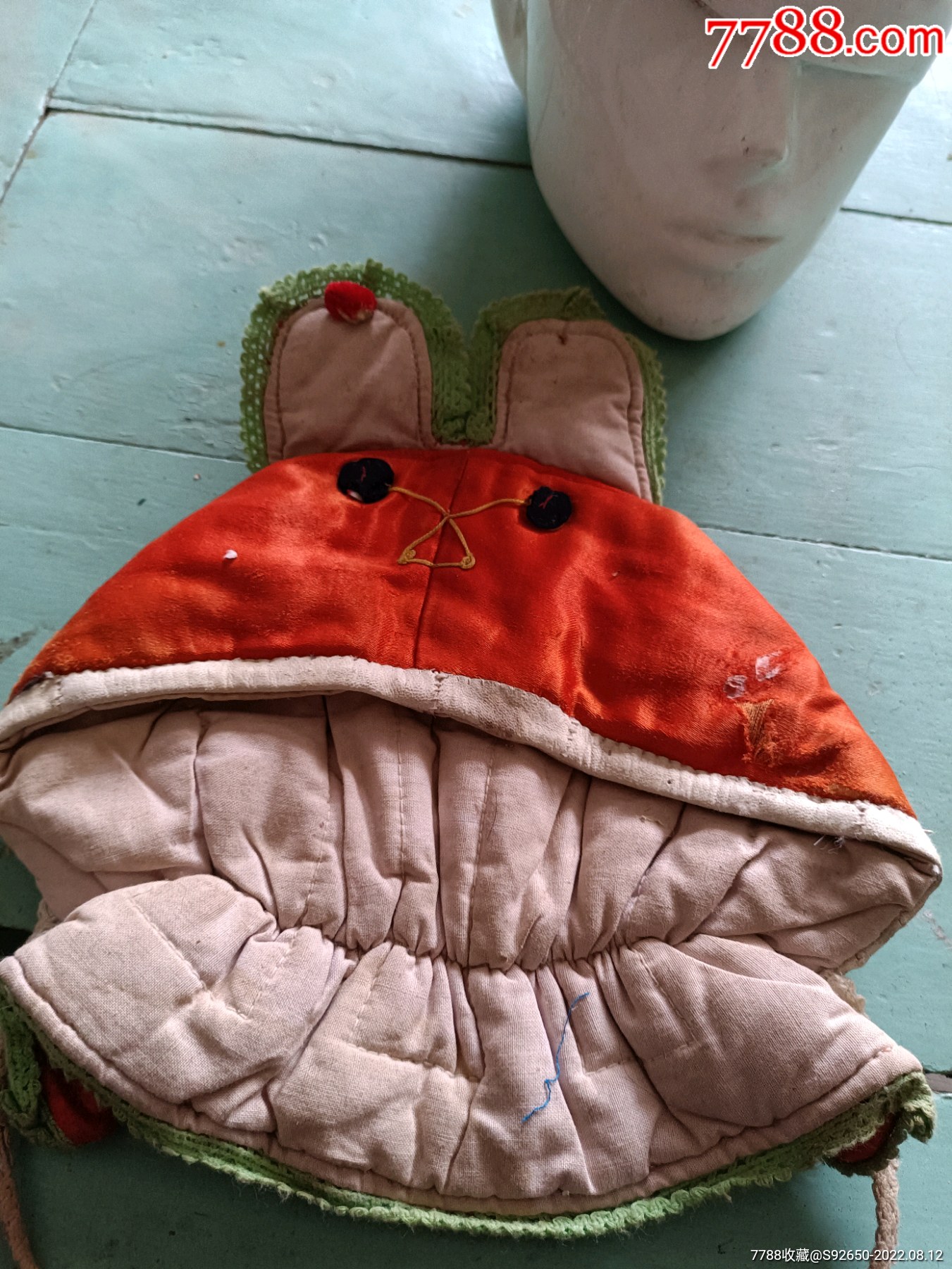 怀旧老儿童兔耳棉帽-帽子-7788商城__七七八八商品交易平台(7788.com)