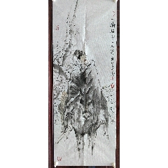 名家精品人物尺寸34.5x91