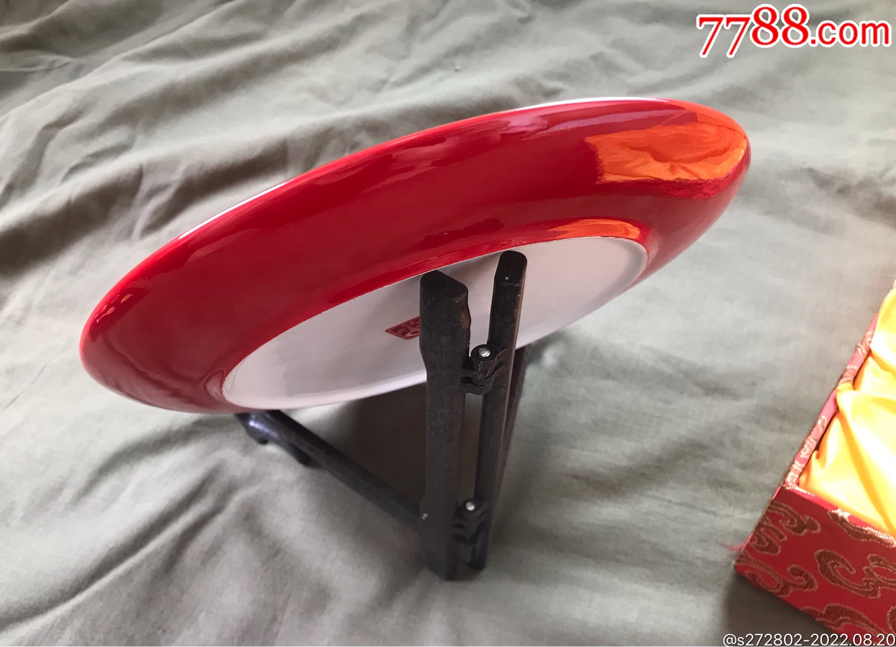 天津市濱海新區(qū)第一屆人民代表大會紀念瓷盤中國紅瓷_價格80元【津美集藏】_第12張_